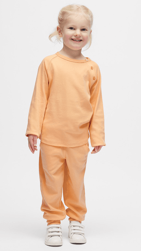 Gullkorn bukse villvette peach