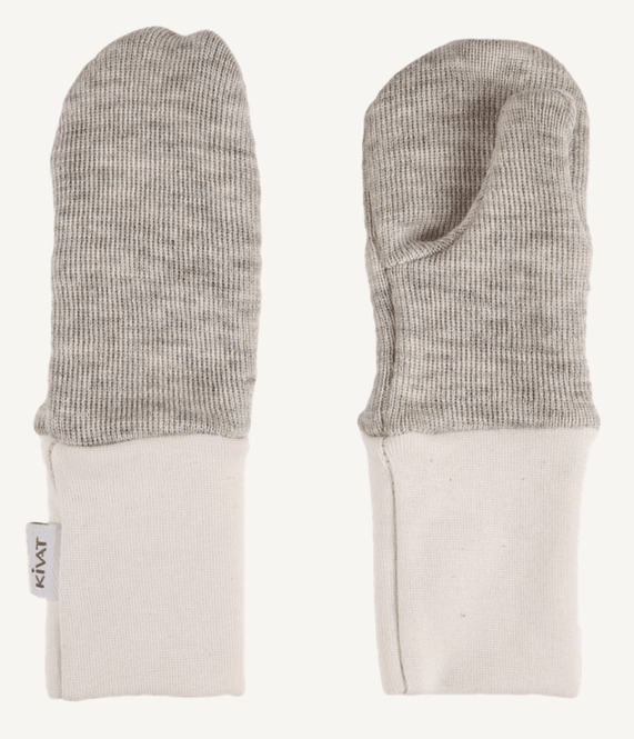 Hovedbilde kivat votter ull sand ufarget