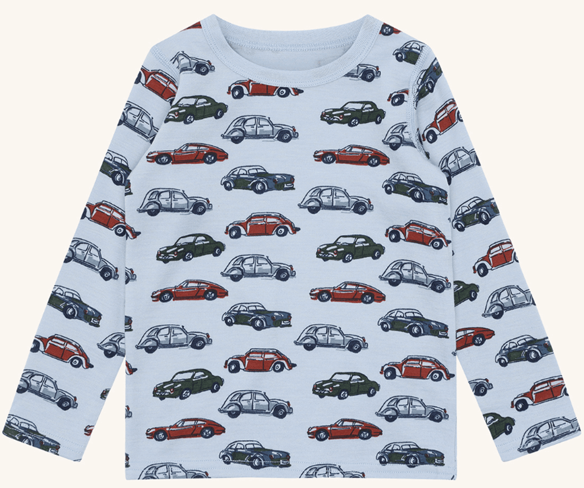 Hust and claire Genser ull awo cars baby blue