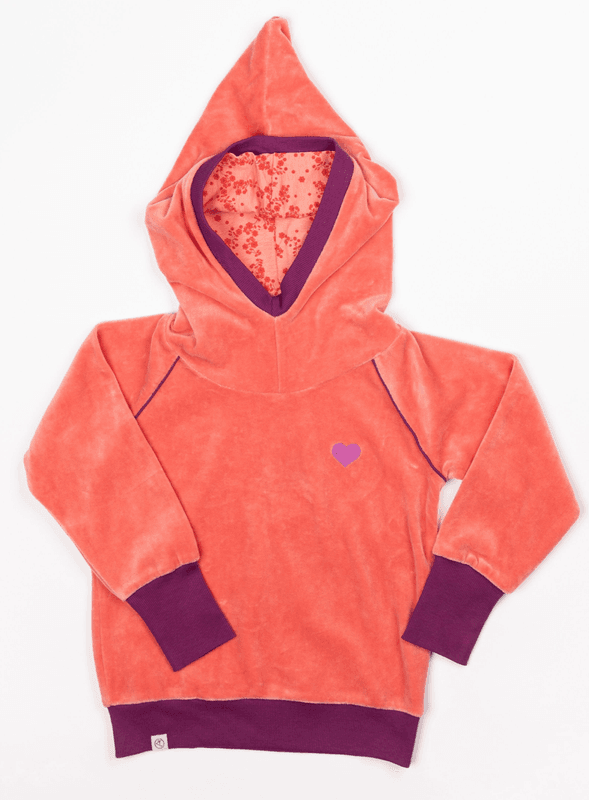 Albababy genser habian hood strawberry ice