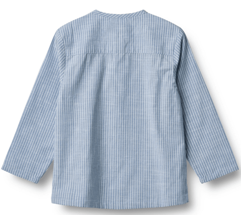 Wheat skjorte Bjork blue stripe