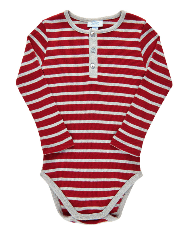 Noa noa body rib stripe rhubarb