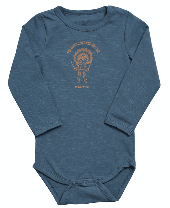 Hovedbilde Enfant body LS slub dark ...