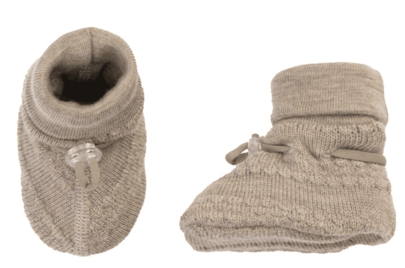 Joha Booties baby ull beige melange