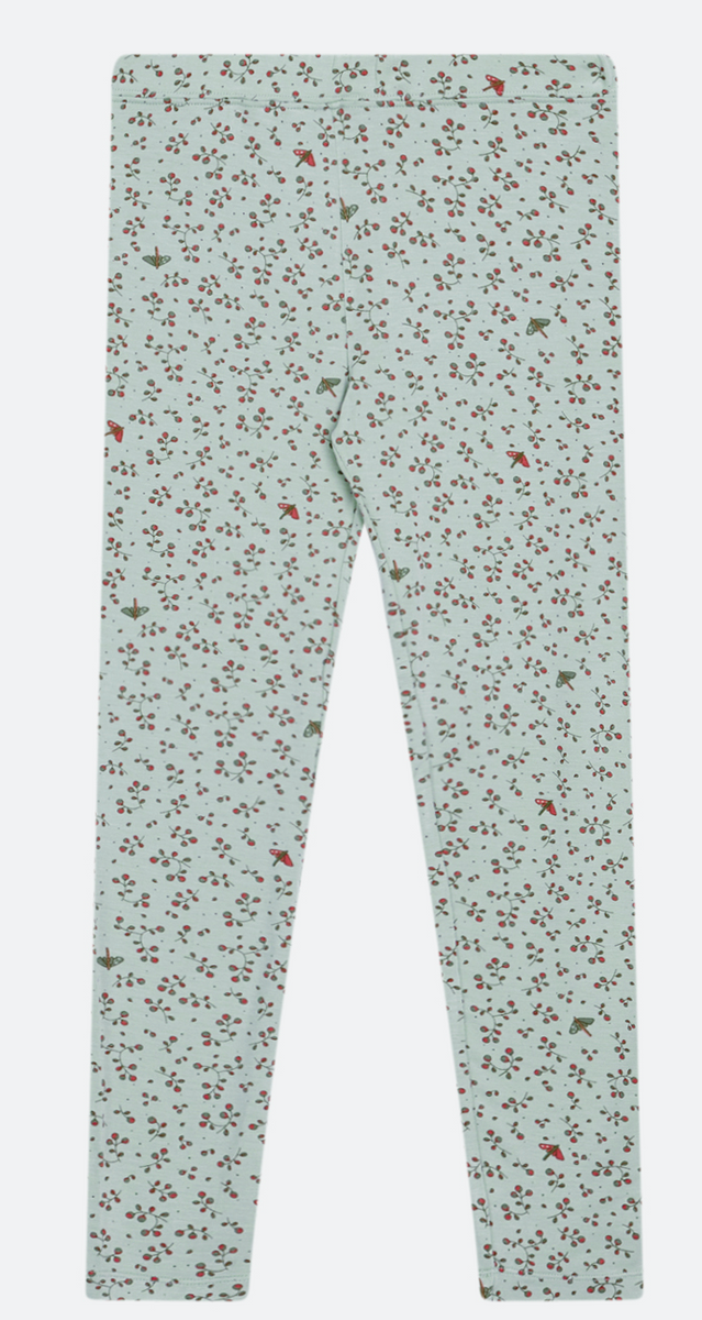 leggings bambus ludo blomster dusty jade