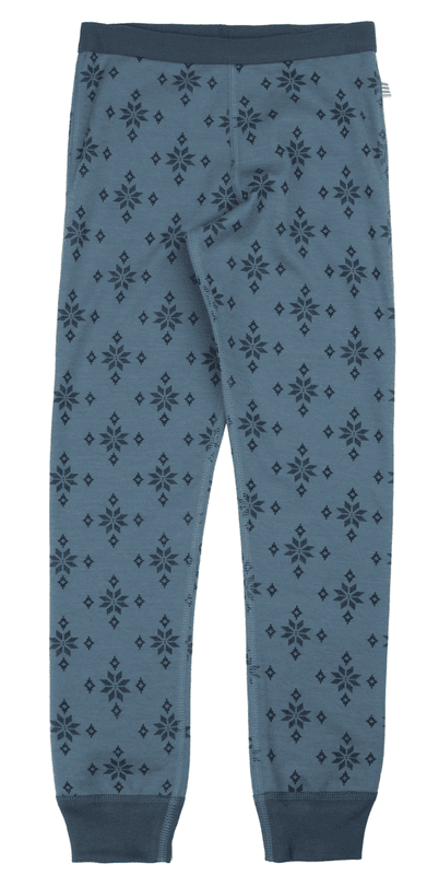 Joha leggings ull/bomull ice crystal blå stor