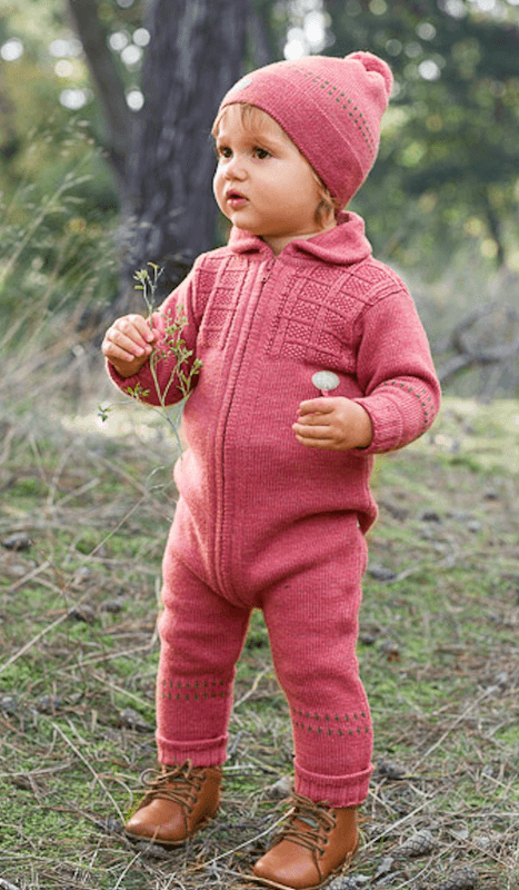 Lillelam Sparkedress Ull classic cerise
