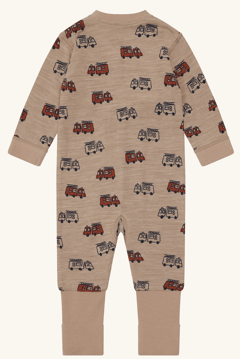 Hust and claire Heldress ull/bambus manu firetrucks biscuit