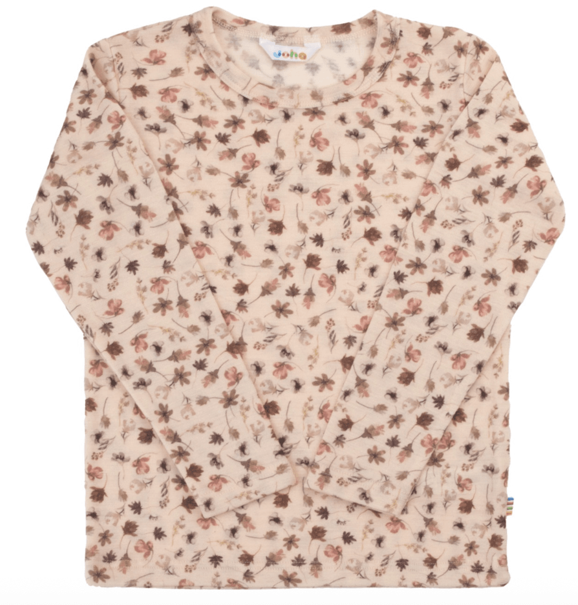 Joha Genser ull Flowers light pink