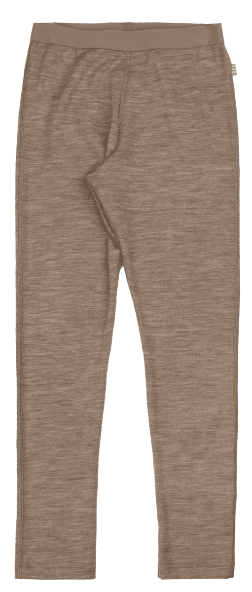 Joha leggings ull/silke beige melange stor