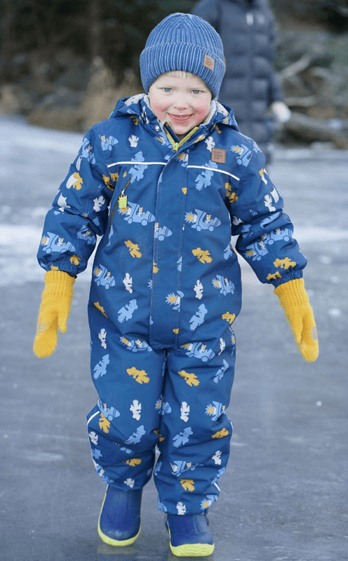 Kattnakken Vinterparkdress Snø Blå Horisont