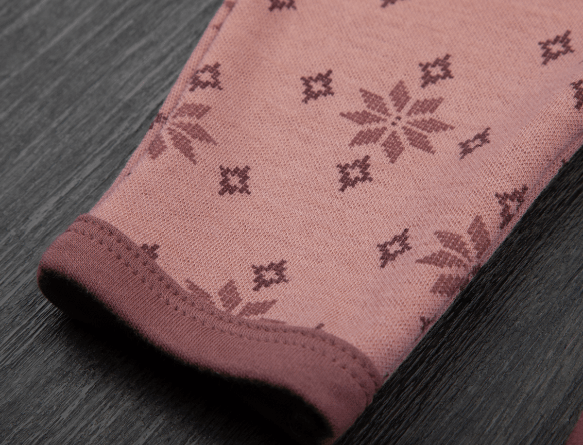 Joha genser ull/bomull ice crystal rose