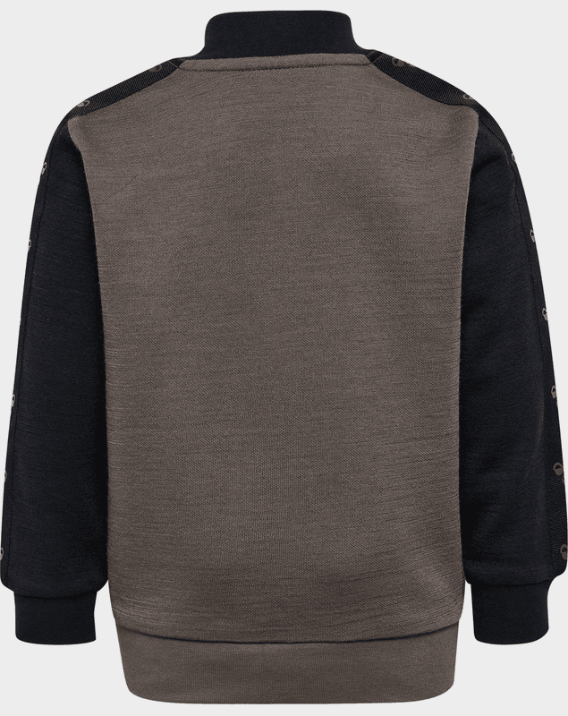 Hummel jakke zip wulbato ull major brown