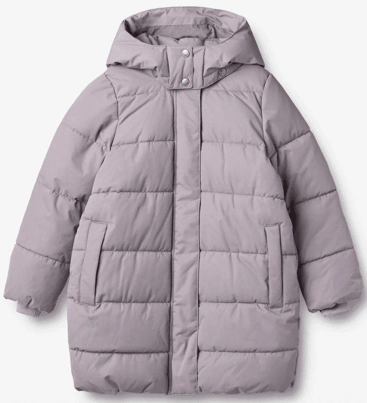 Wheat vinterkåpe Yrsa puffer dark lavender