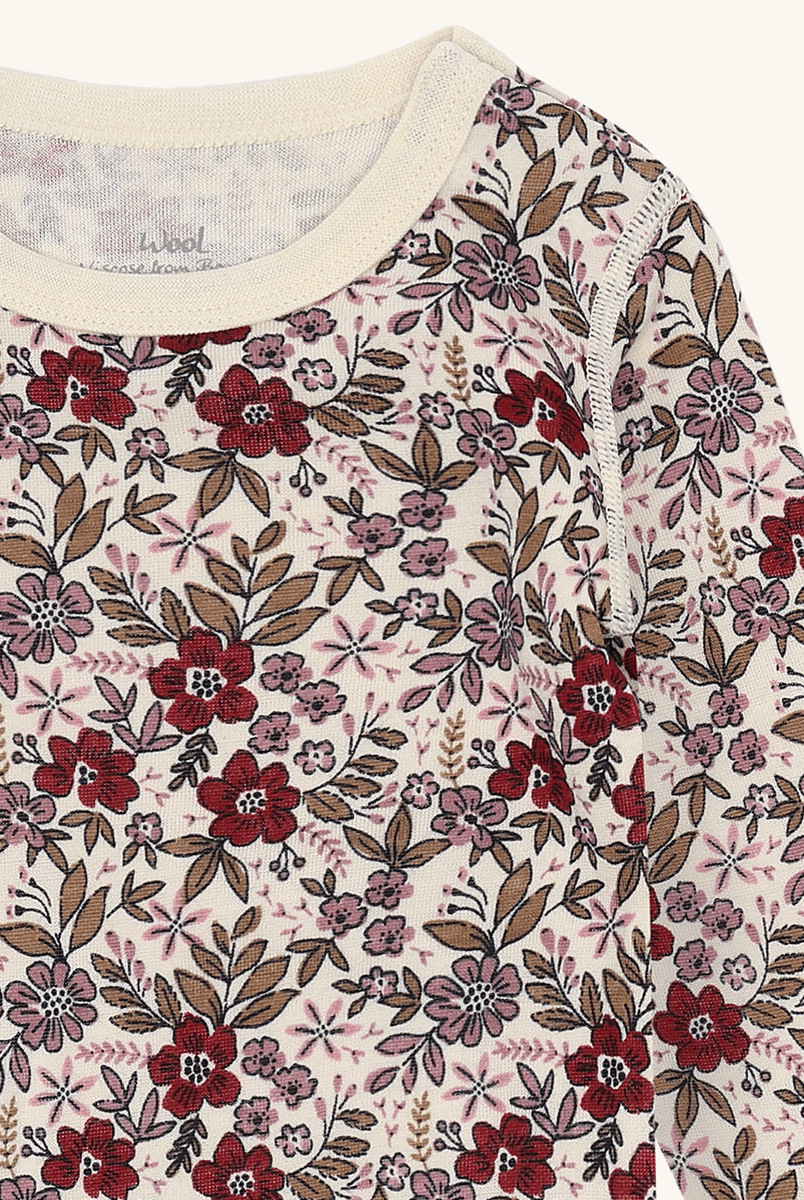 Hust and claire Body ull/bambus baloo flor off white