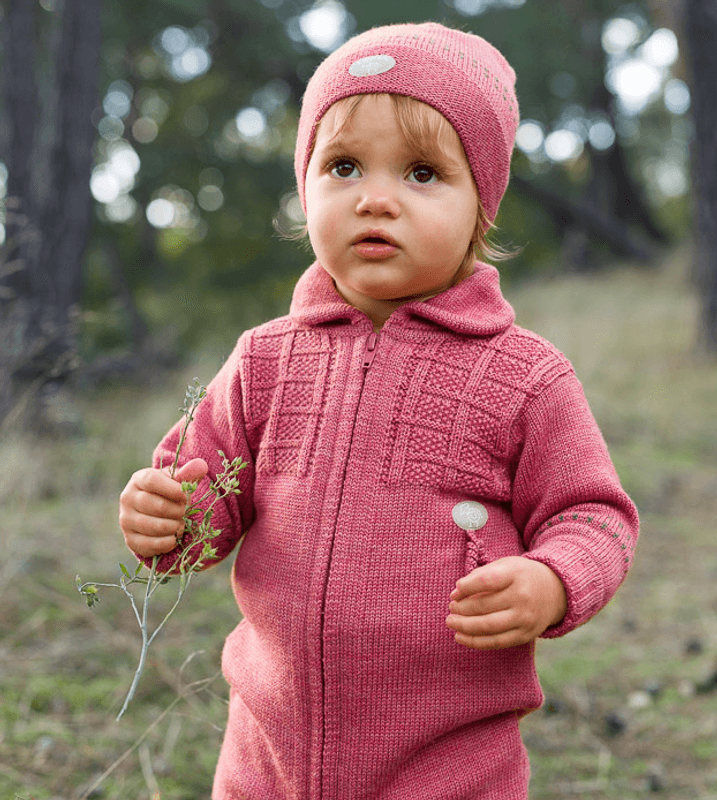 Lillelam Sparkedress Ull classic cerise