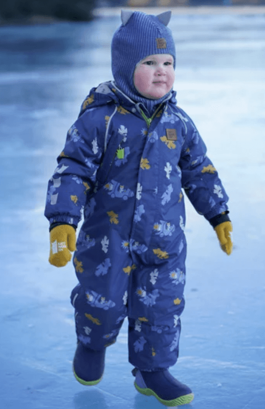 Kattnakken Vinterparkdress Snø Baby Skumringsblå