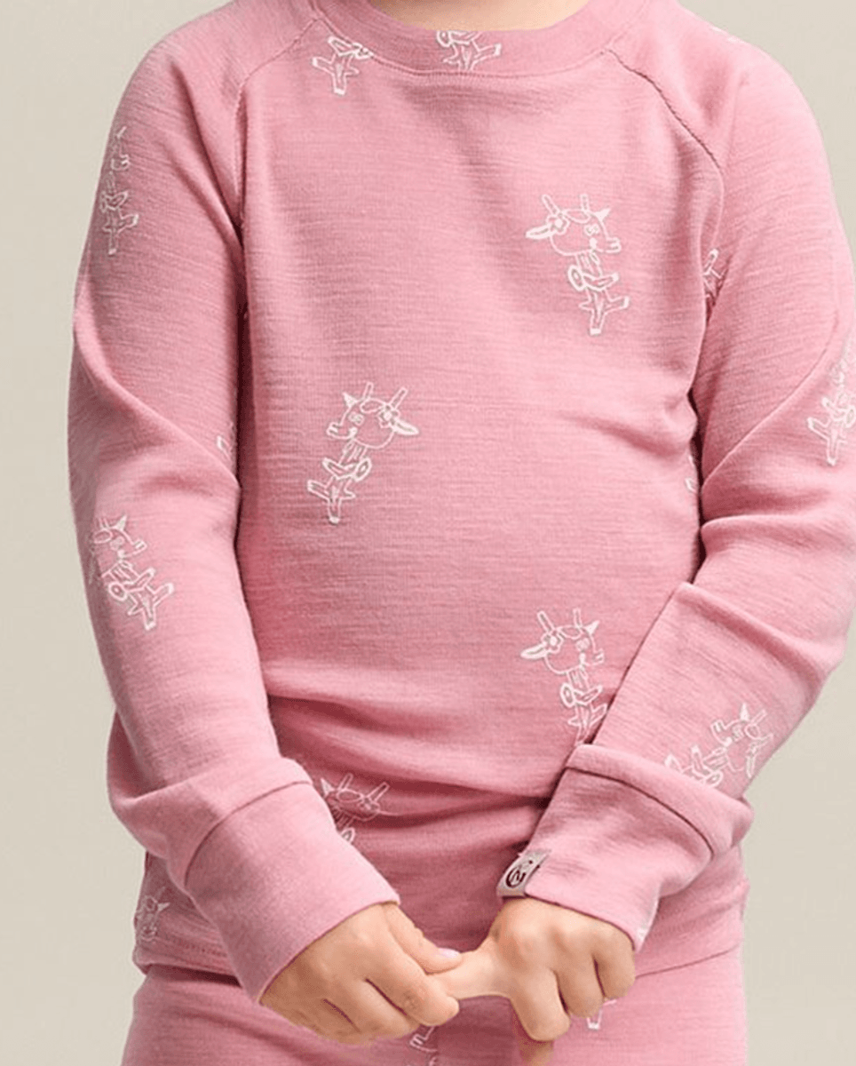 Gullkorn bukkene ull sett fog pink