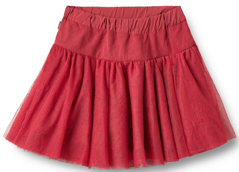 Wheat Skjørt Tulle red cherry 