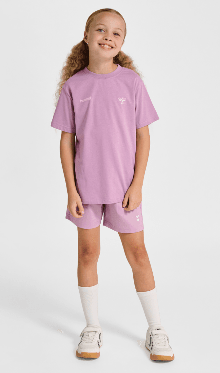 Hummel T-skjorte graphic lavender mist