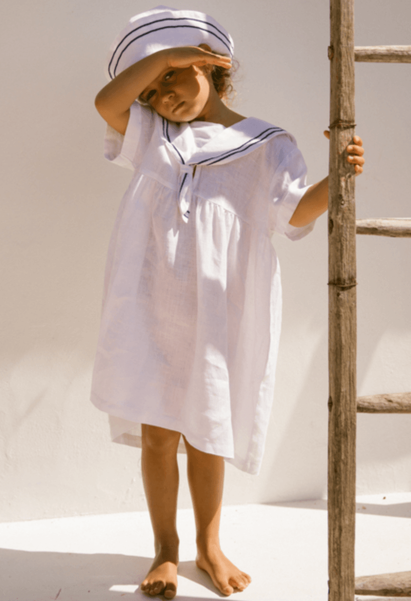 Marmar Kjole Dresea linen white