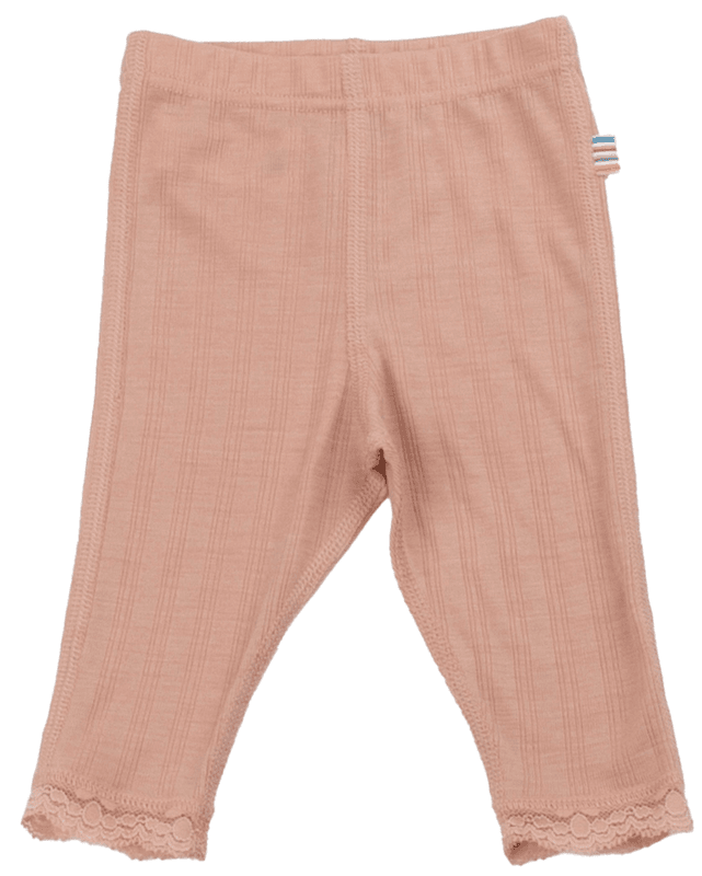 Joha leggings ull/silke fersken