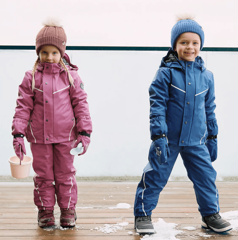 Gullkorn Slush Regnsett vinter mørkeblå