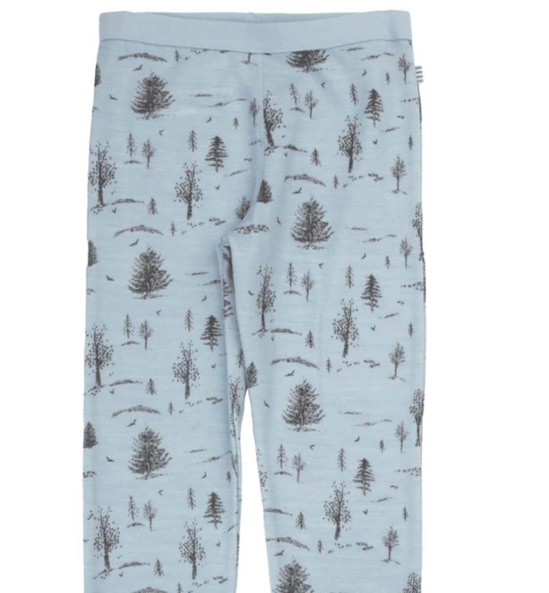 Joha Leggings ull/bambus Forest blue kids
