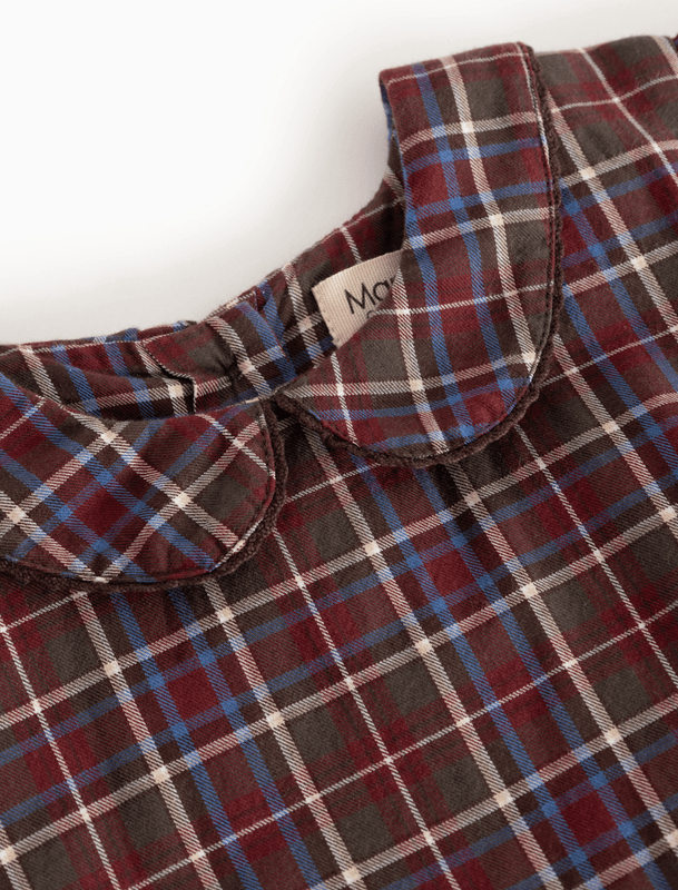 Marmar Kjole Darcel chocolate check
