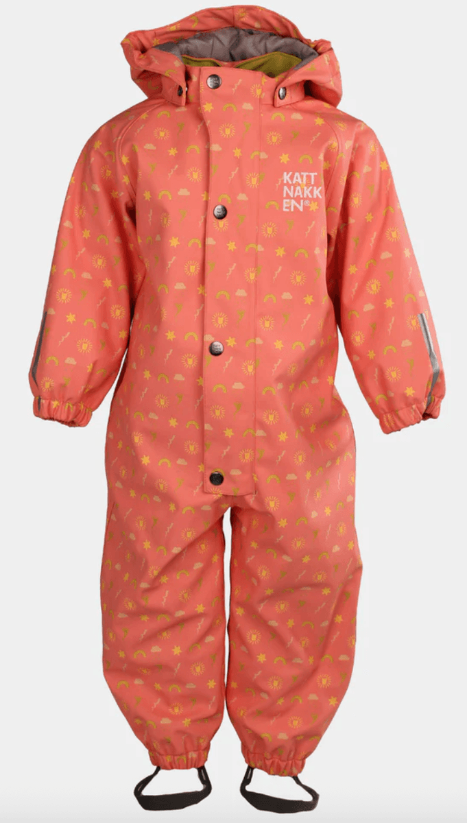 Kattnakken Babyregndress dugg stokkrose