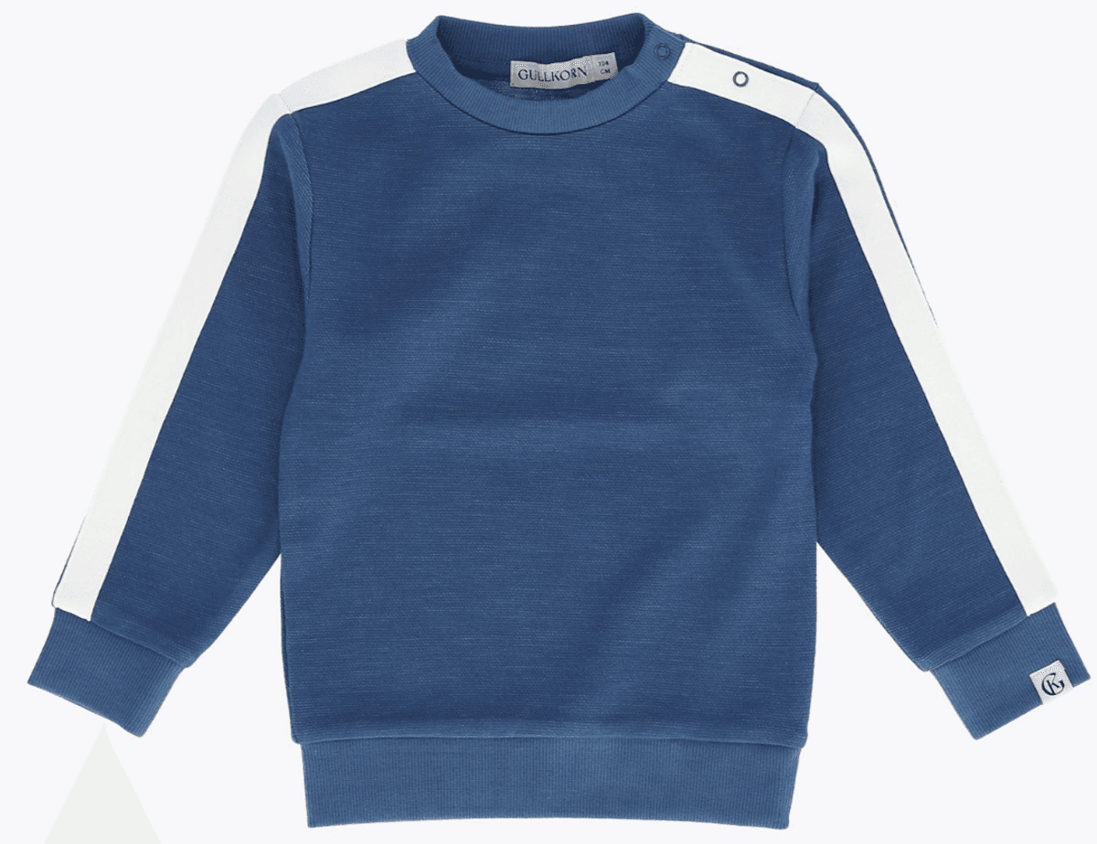 Gullkorn syen Ull genser storm blue