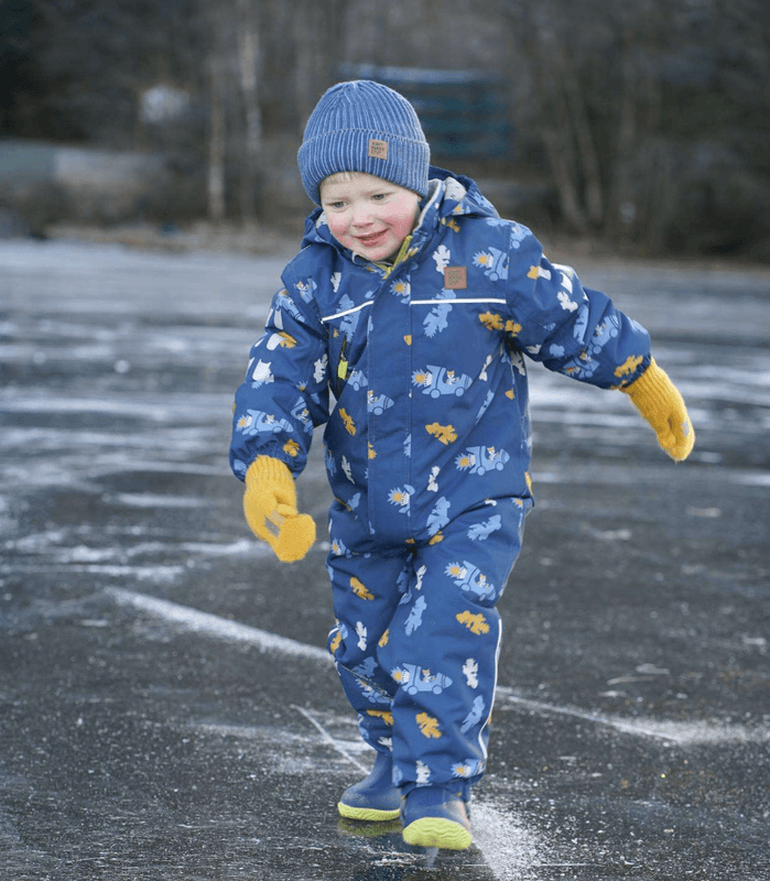 Kattnakken Vinterparkdress Snø Blå Horisont