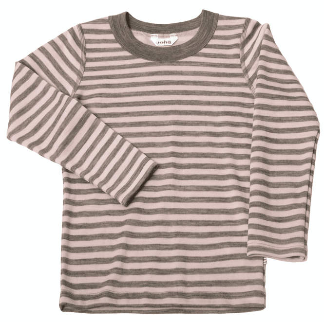 Hovedbilde Joha genser ull striper rosa