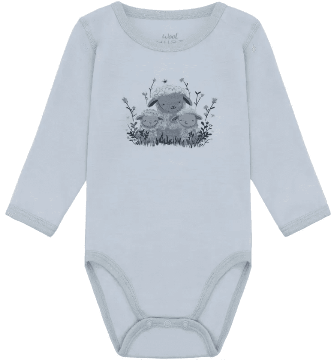 Hust and Claire Body ull Bo Sheep baby blue