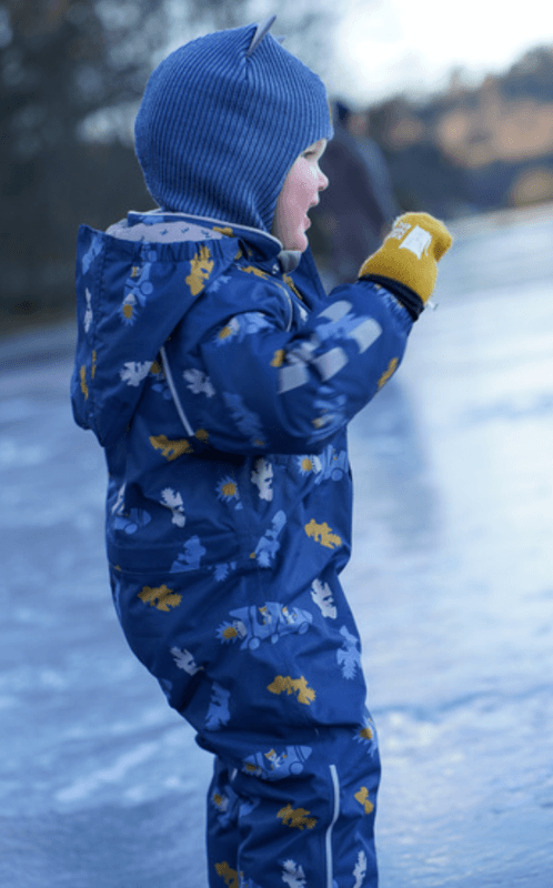 Kattnakken Vinterparkdress Snø Baby Skumringsblå
