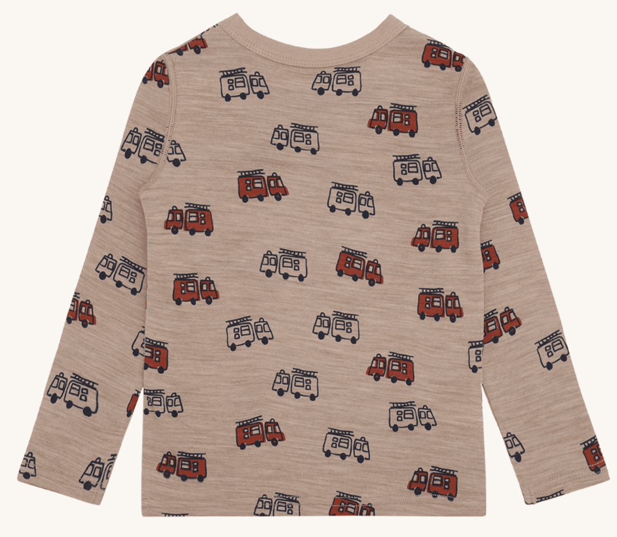 Hust and claire Genser ull/bambus abba firetruck biscuit
