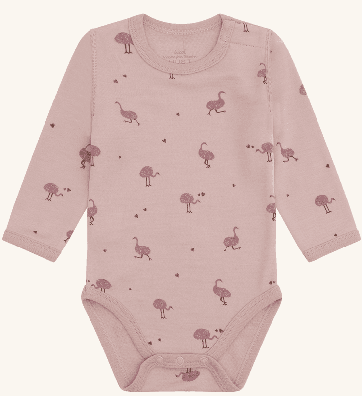 Hust and claire Body ull/bambus baloo ostrich adobe rose