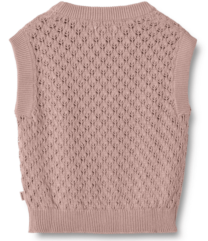 Wheat vest Saga dry rose 