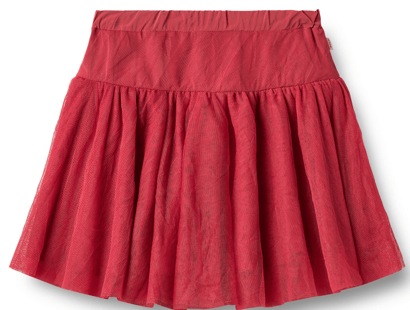 Wheat Skjørt Tulle red cherry 