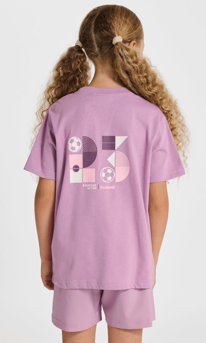 Hummel T-skjorte graphic lavender mist