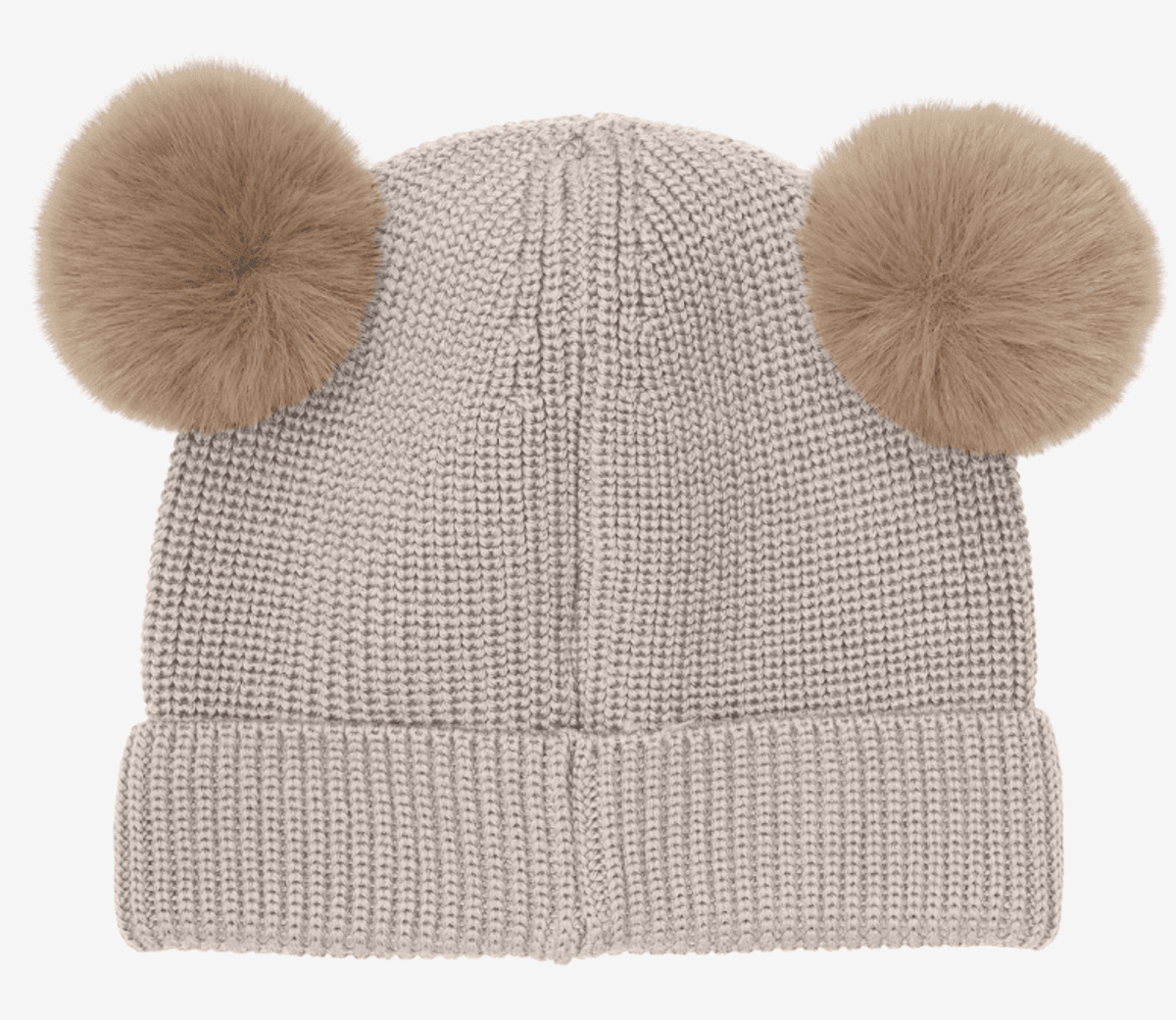 Huttelihut beanie pompoms camel melange 