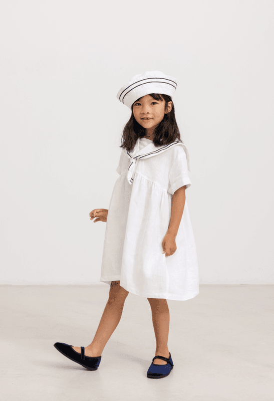 Marmar kjole Dresea linen white