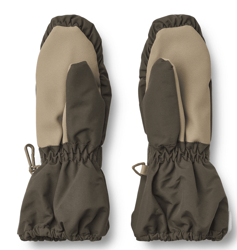 Wheat votter mittens tech dry black
