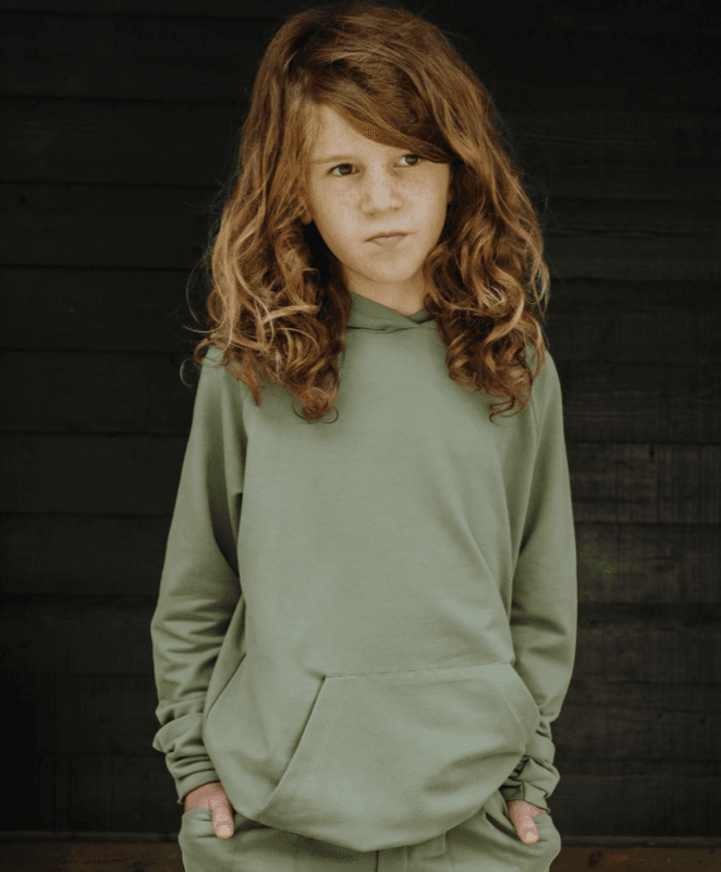 Little Hedonist hettegenser Joe oil green