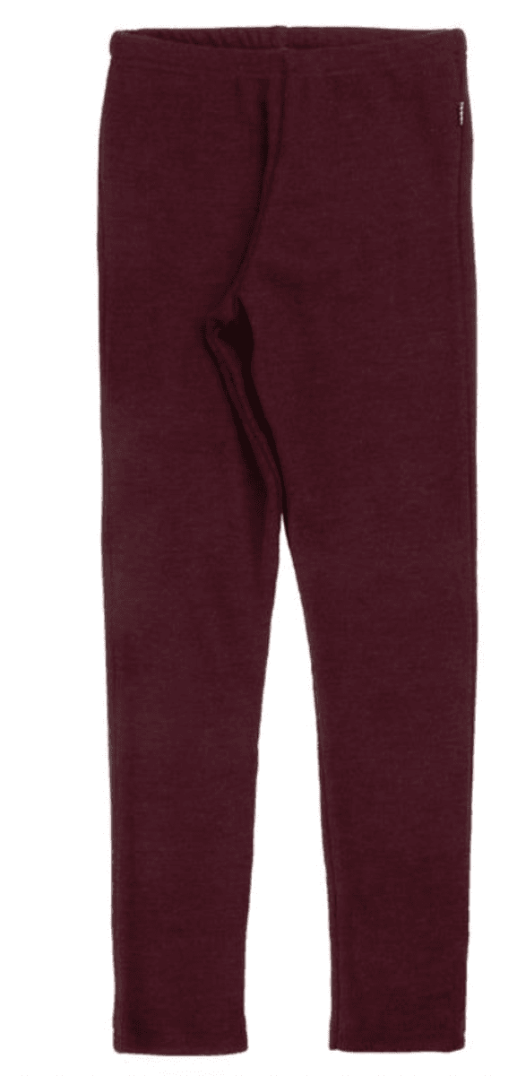 Joha Leggings ull ribb burgundy